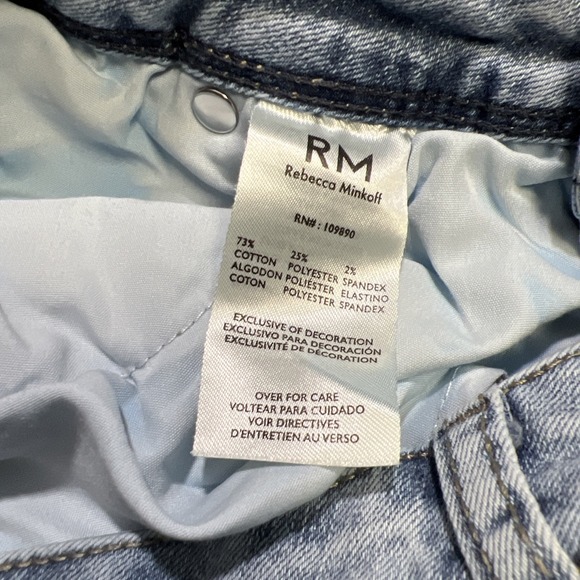 Rebecca Minkoff Crystal Embelished Denim‎ Jeans Sparkle 16W Glam Preppy - Picture 3 of 7